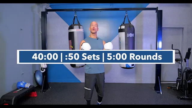 5-40 heavy bag -- Workout 5