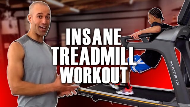 20 Minute Insane treadmill workout