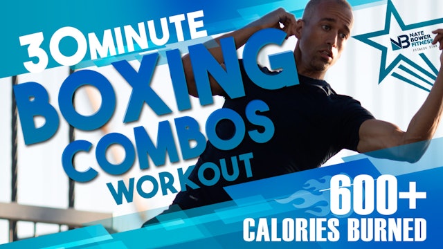 600 Calorie  Boxing Workout Low Impact High Intensity Nate Bower Elevated 