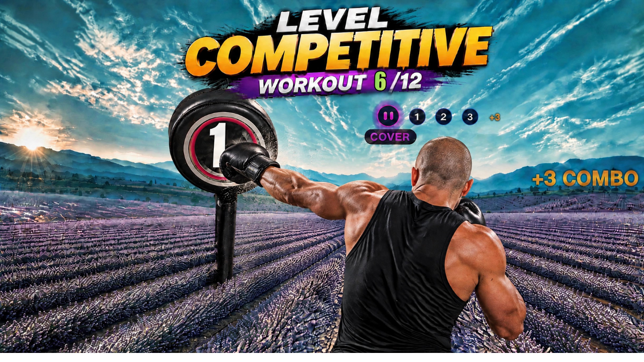 20 Minute Boxing Workout Challenge -  Competitive  WORKOUT 6