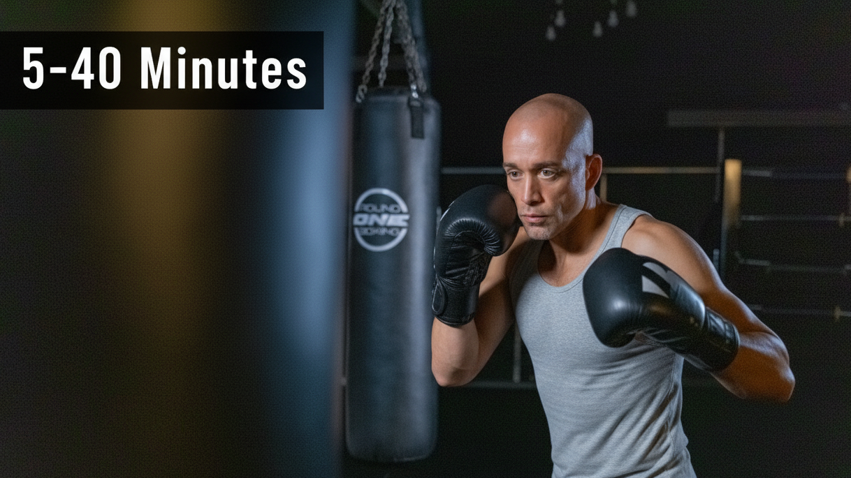 Pick your Workout Length Boxing