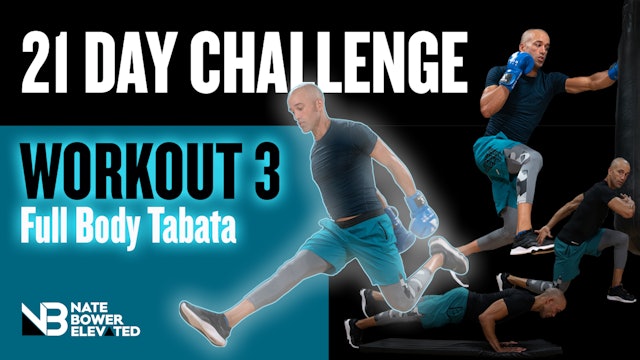 21 DAY CHALLENGE Day 3-Tabata