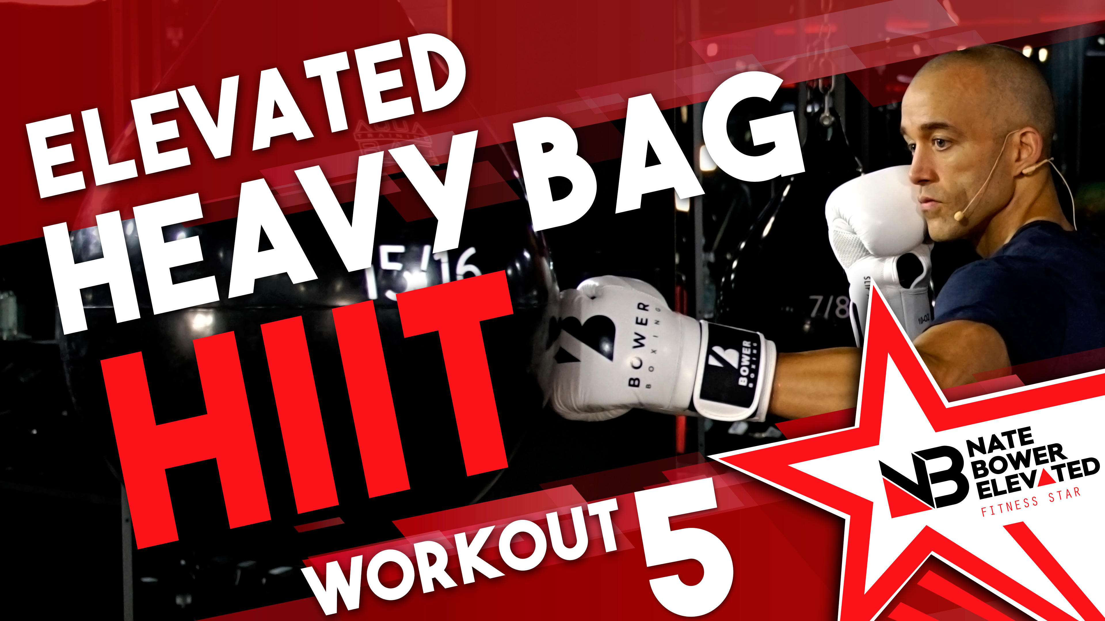 Elevated Heavy Bag HIIT Workout 5 