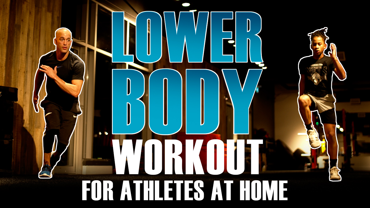 Lower Body Workout for Athletes At Home - No Equipment 