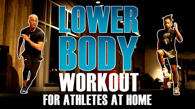 Lower Body Workout for Athletes At Home - No Equipment 
