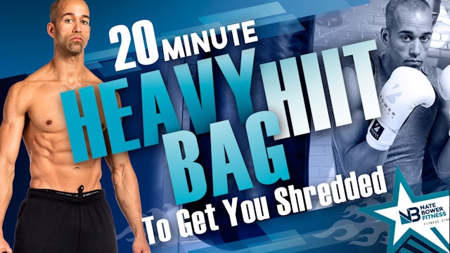 20 Minute Heavy Bag HIIT Workout to get you shredded | All Boxing 
