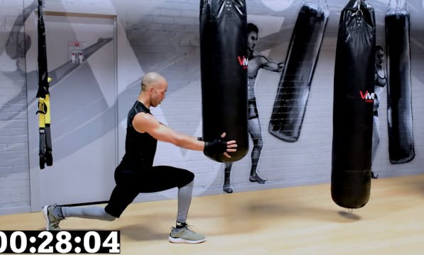 30 Minute Boxing Heavy Bag HIIT Workout