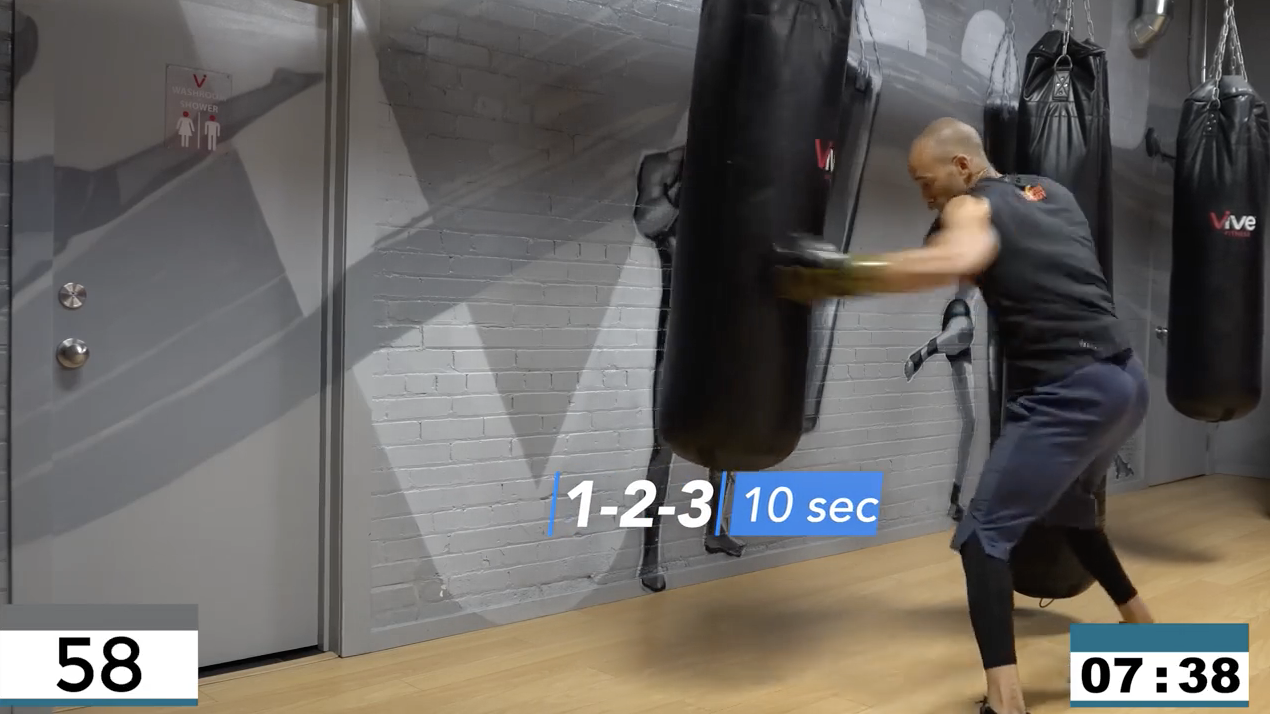 10 Minute of Insanity Heavy Bag Workout - 720 Punches