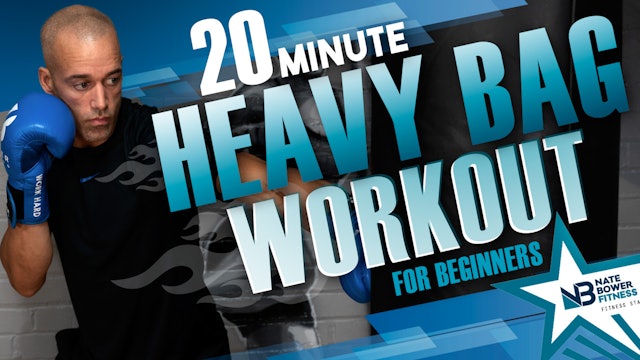 20 Minute Heavy Bag Workout for beginners 