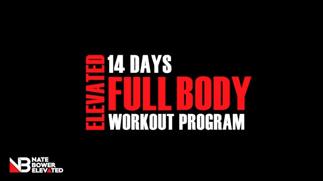 14 Day Full Body Workout Program