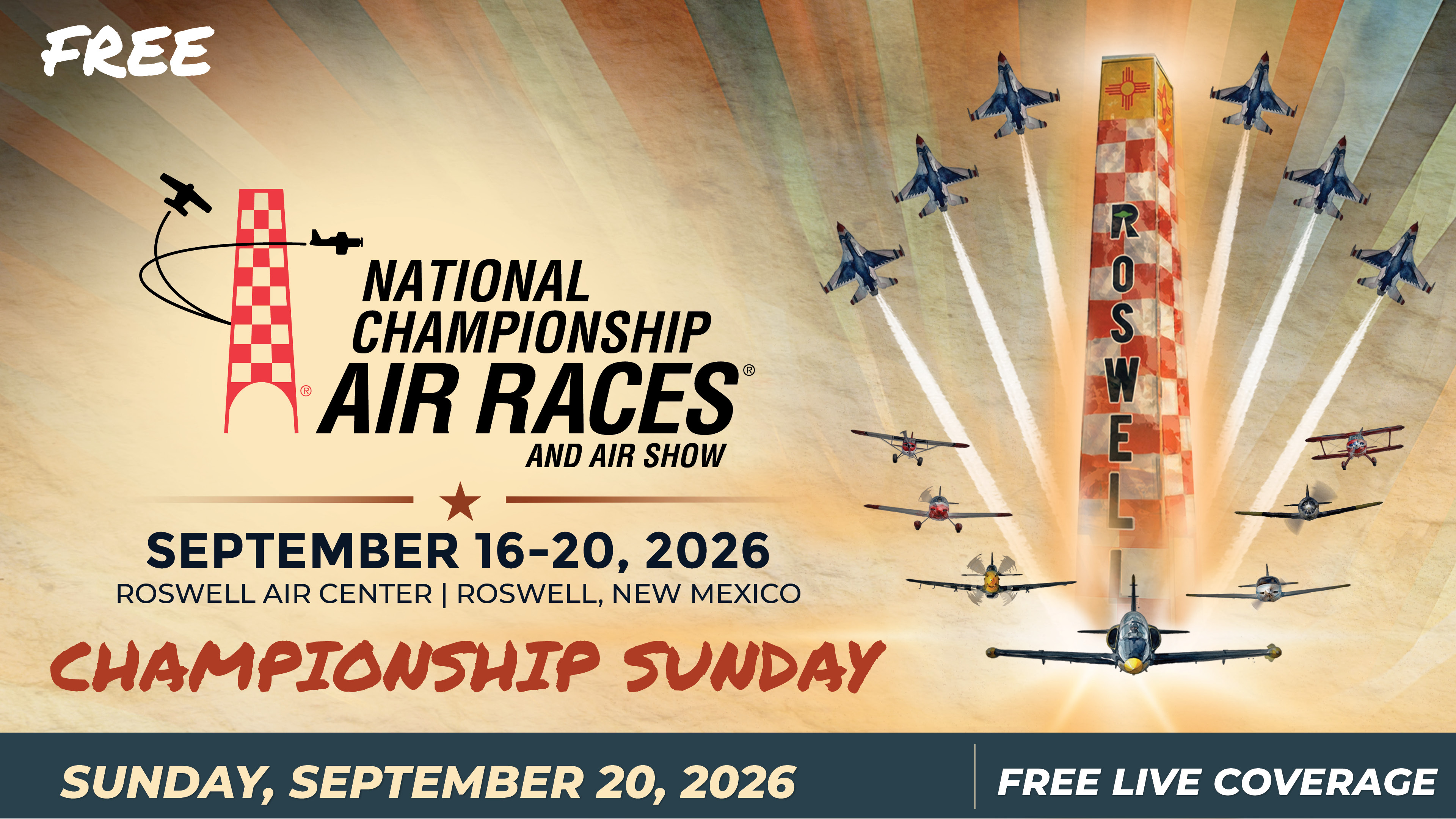 2026 NCAR Live Coverage - Sunday - 09/20/2026 - Roswell, NM