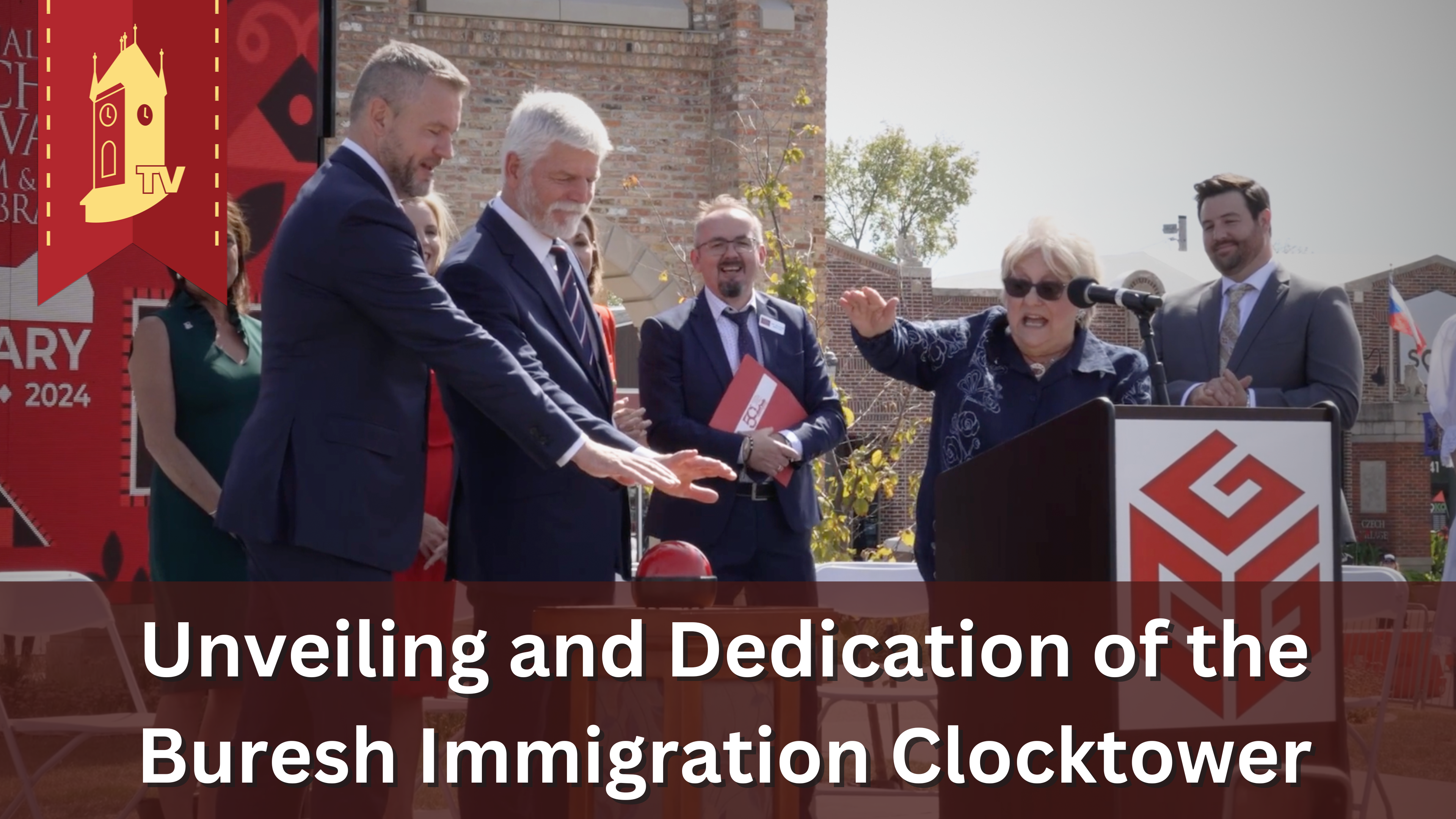 Buresh Immigration Clocktower Unveiling and Dedication