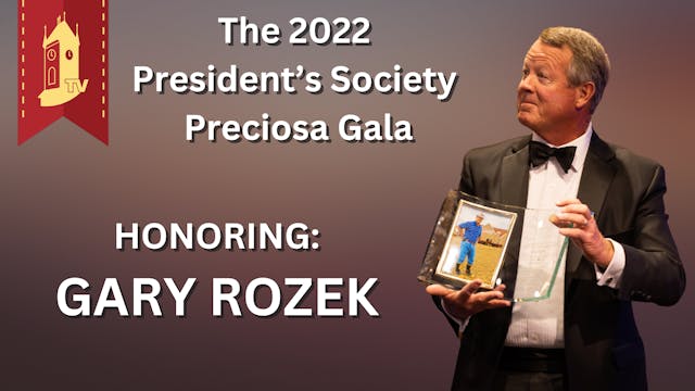 Preciosa Gala 2022: Gary Rozek Honore...