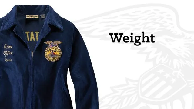 Jacket Measuring – Weight