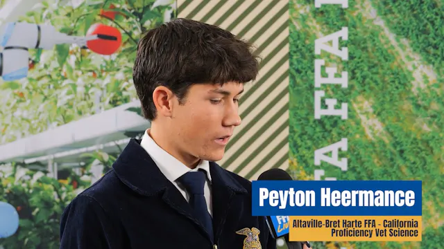Peyton Heermance 2025 Winner of the V...