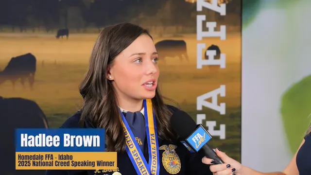 Hadlee Brown 2025 Creed Speaking LDE ...