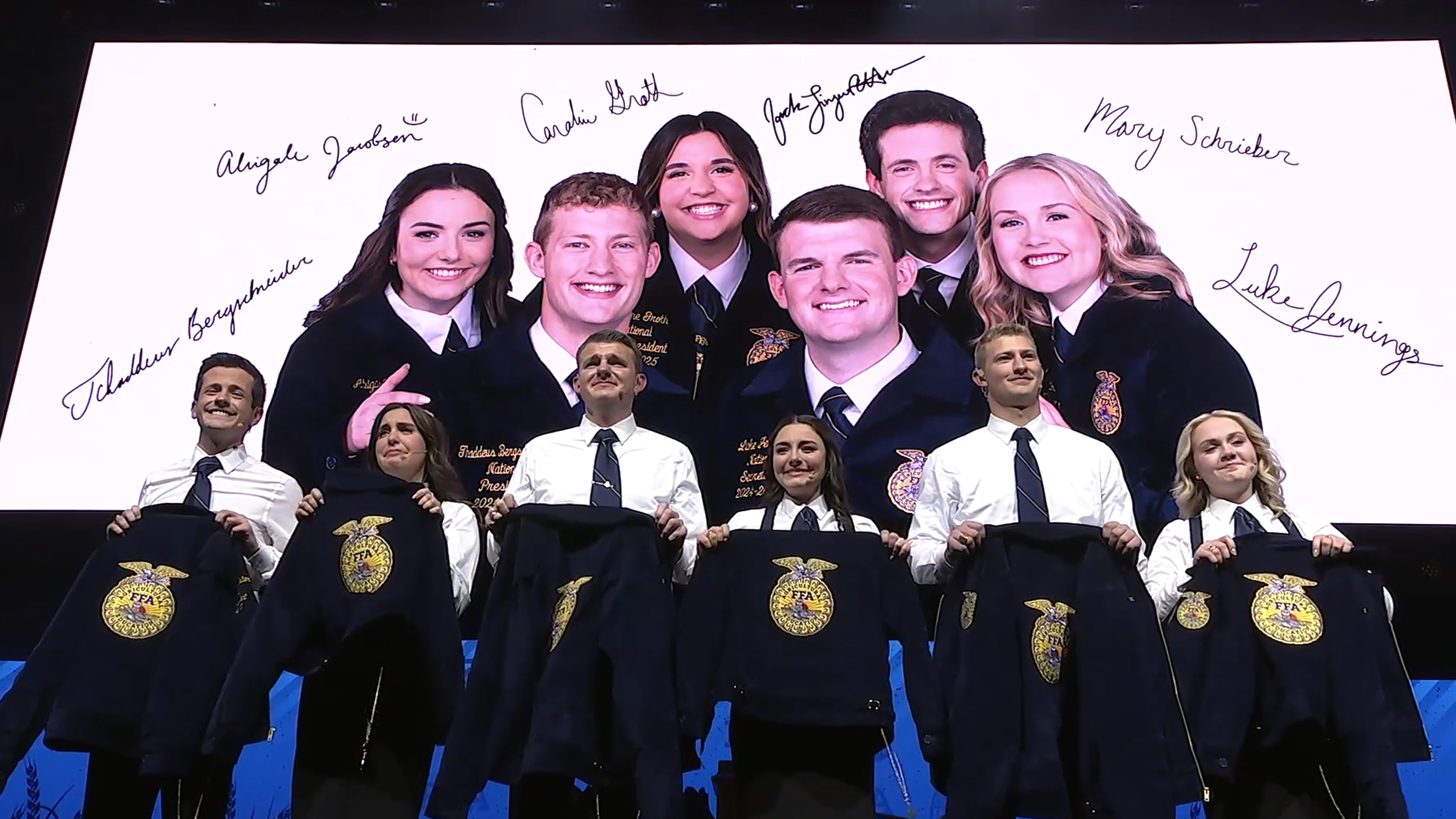 National Officer Retiring Addresses