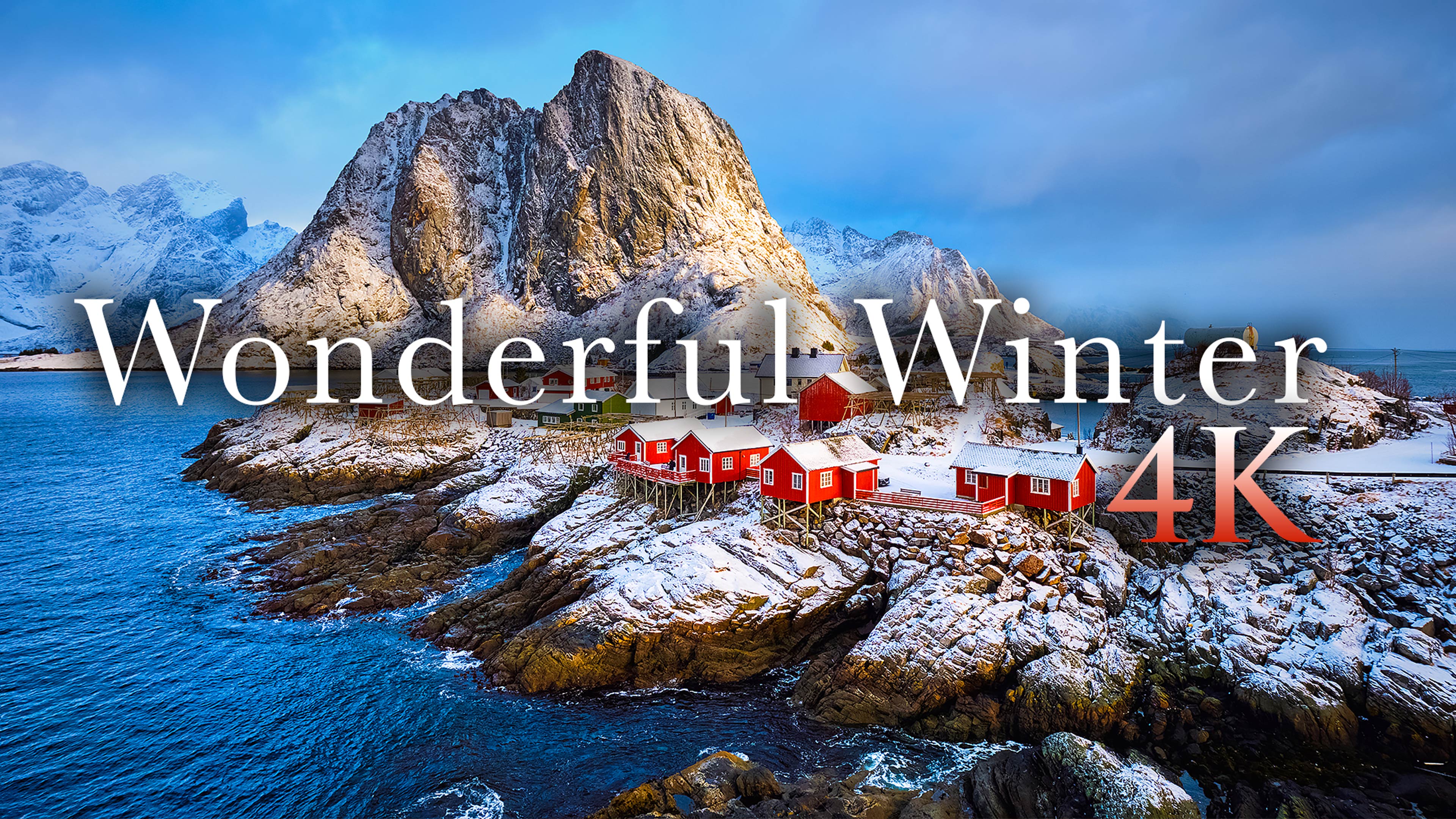 Wonderful Winter 4K - 6HR Dynamic Relaxation Film + Music 