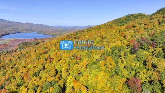 Magnificent Autumn - 2HR 4K Drone Film from America's NE + Music