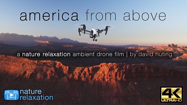 America From Above (Remastered) 1HR Ambient Drone Film w Music