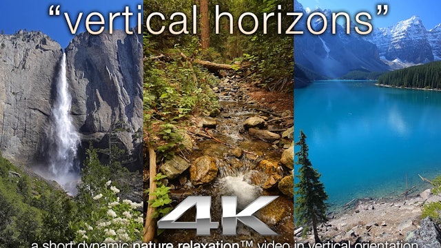 VERTICAL Horizons w Music - a Vertical Nature Relaxation Video