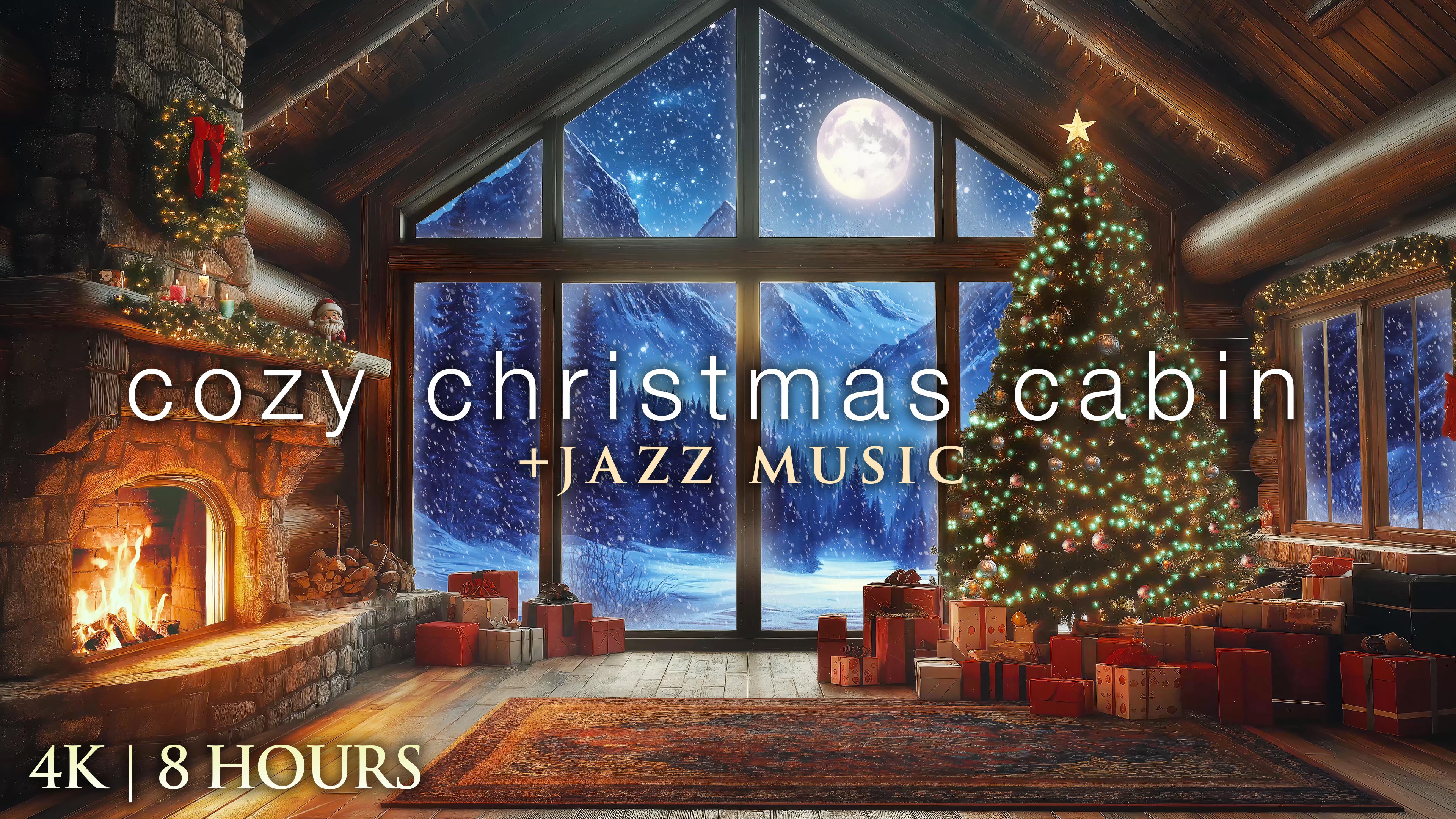 Cozy Christmas Cabin 8HR 4K Vimeo