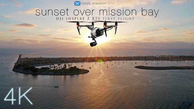 Sunset over the Mission Bay - 8 Minute Drone Video w/ Music