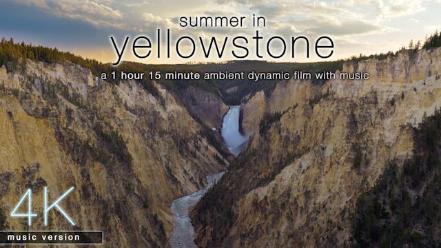 Summer in Yellowstone (w Music) 1HR D...