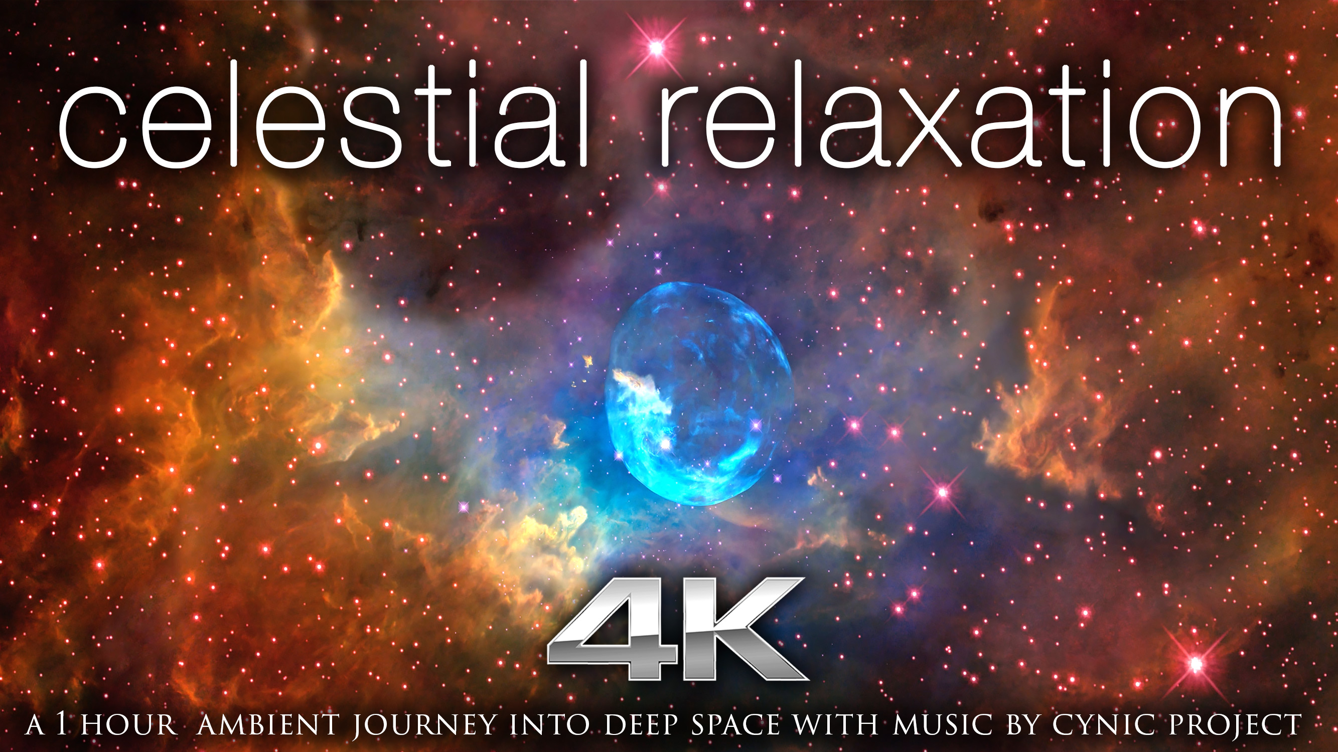 Celestial Relaxation | 1 HR Dynamic Nature Relaxation Space Video
