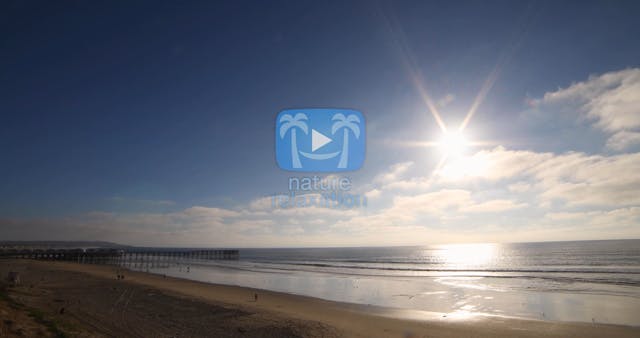 Crystal Pier Sunset Clouds Timelapse ...