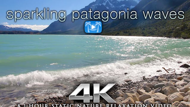 Sparkling Patagonia Waves 1 HR Static...