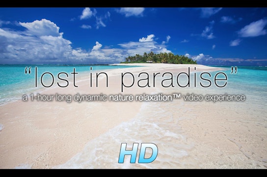 "Lost in Paradise" 1 HR Dynamic Video with Just Nature Sounds