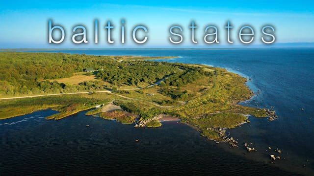 Flying over the Baltic States - 4K, 1...