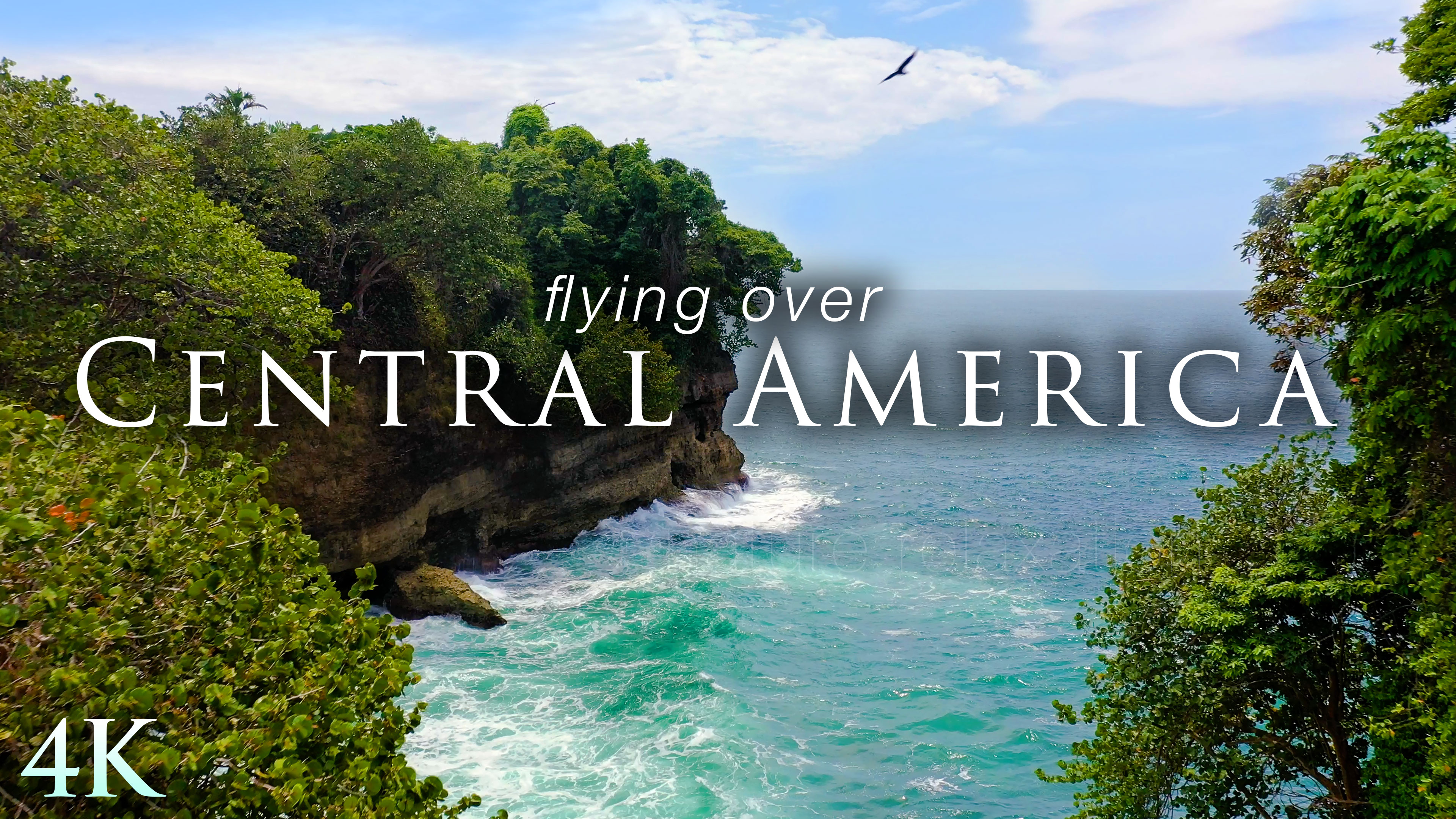 Flying Over Central America - 4K 1.5HR Aerial Film + Relaxing Music