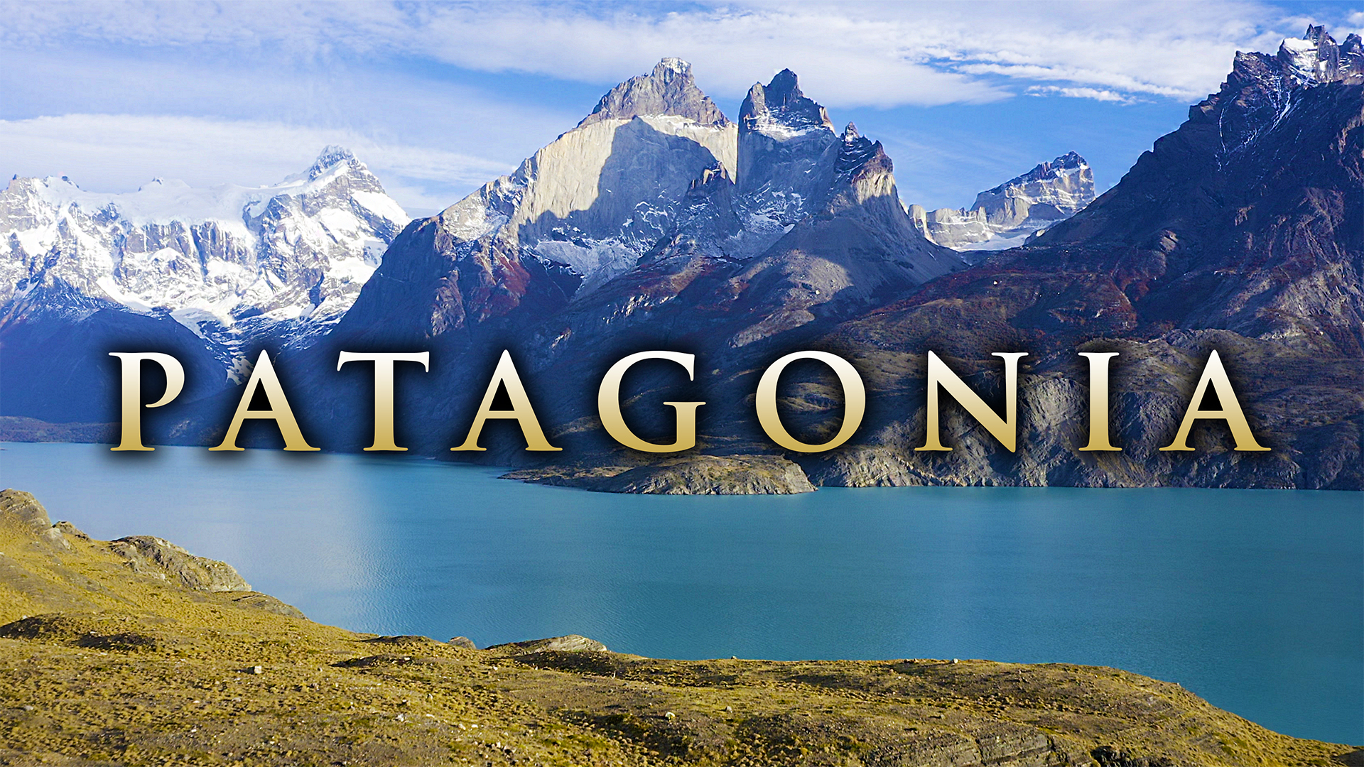 Flying over Patagonia - 2.5H 4K with Relaxing Music