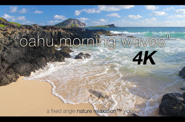 Oahu Morning Waves 1 Hr Nature Relaxation 1080p