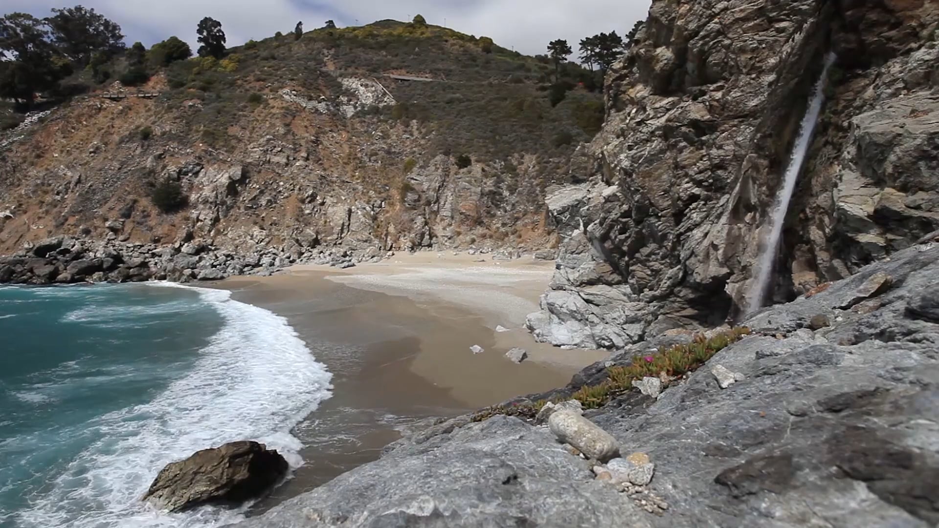 McWay Falls, Big Sur 45 Min Dynamic Nature Relaxation Video 1080p