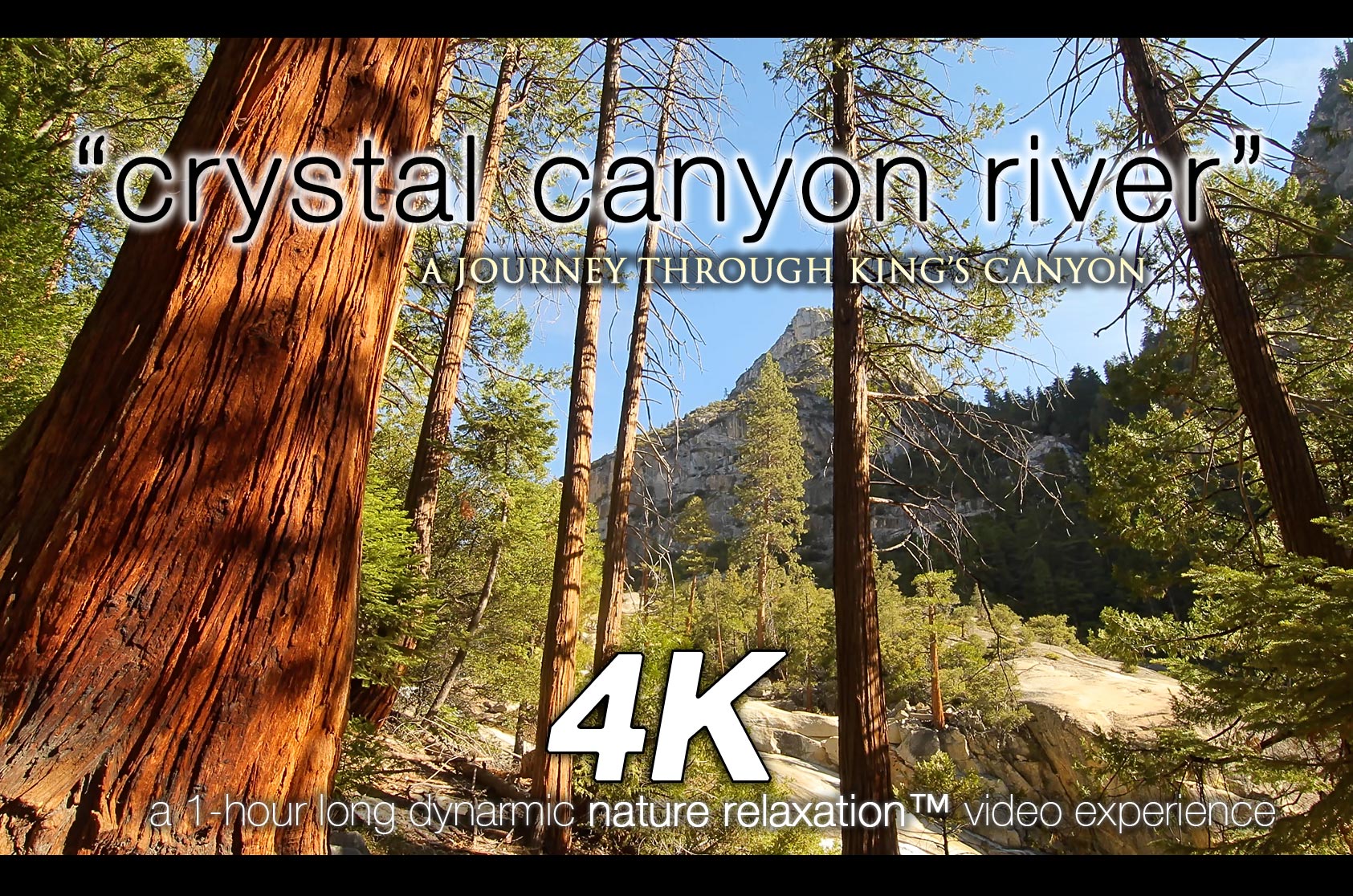 Crystal Canyon River NATURE SOUNDS 1 HR Dynamic Nature Relaxation Video