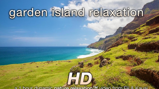 Garden Island Relaxation 1 HR Dynamic Nature Video