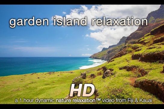Garden Island Relaxation 1 HR Dynamic Nature Video
