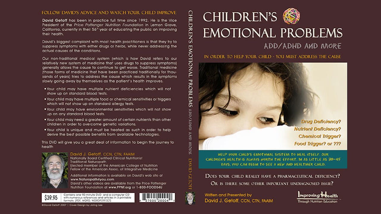 Children’s Emotional Problems: ADD/ADHD and More