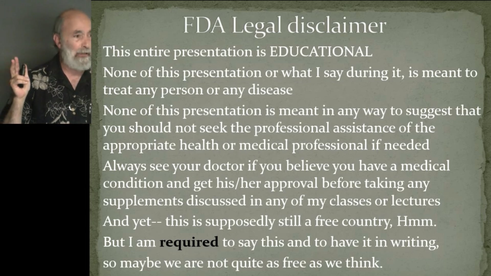 Supplements Class 2019 - Class 1 of 6