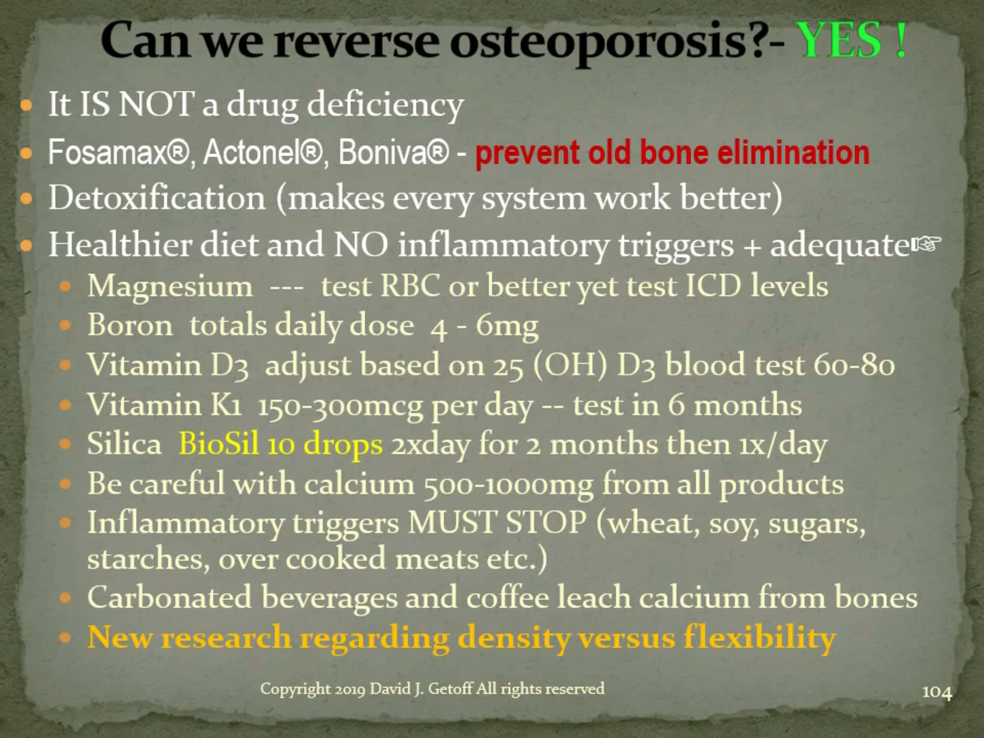 Supplements Class 2019 - Class 5 of 6