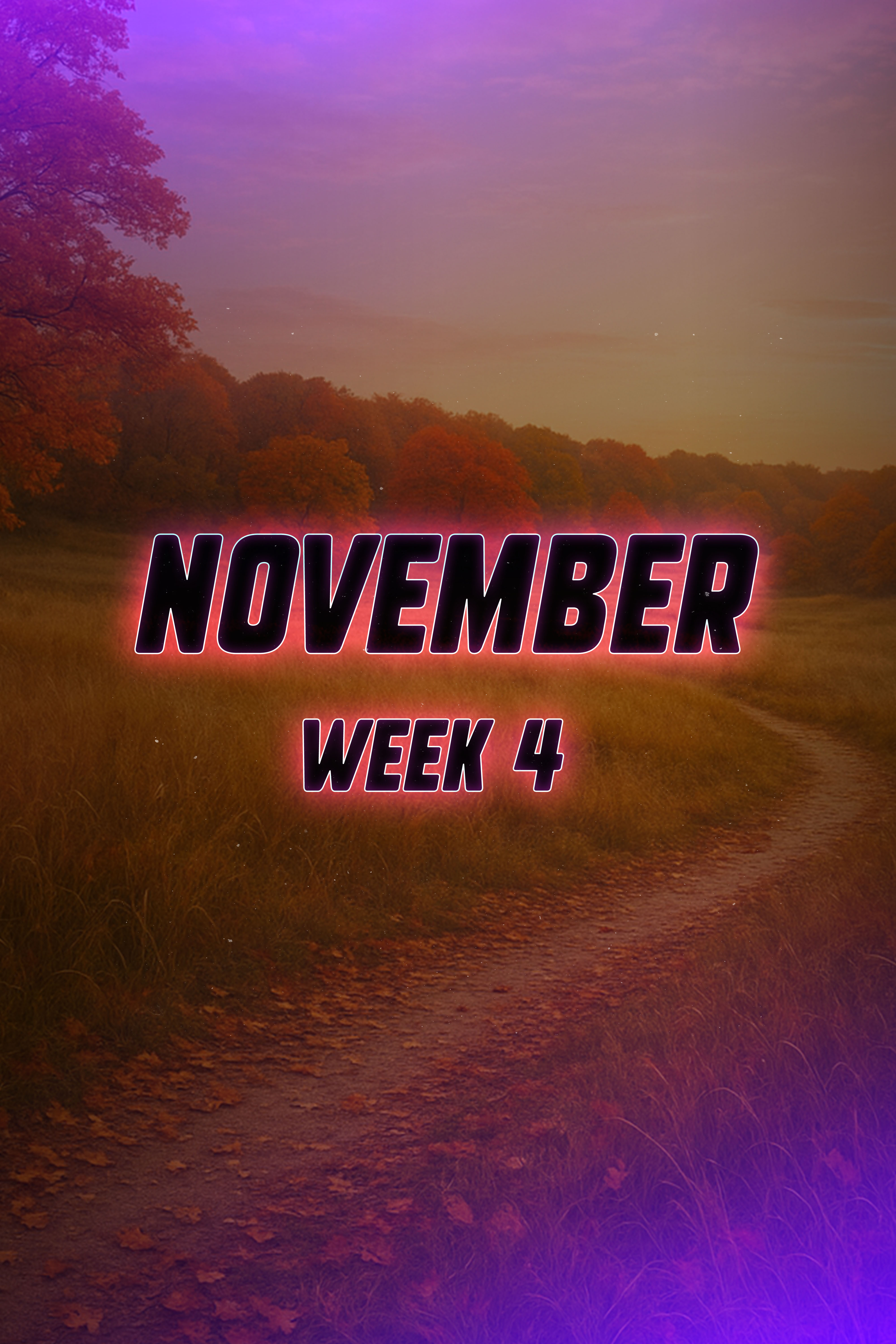 NOVEMBER Week 4