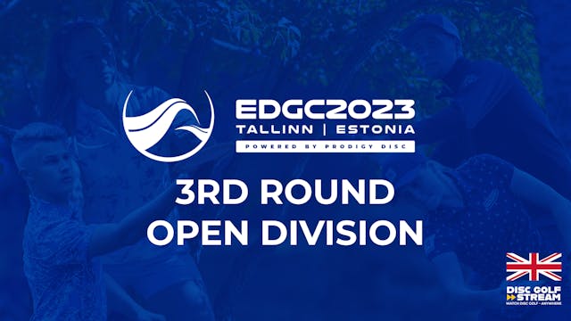3rd Round MPO Front 9 | European Disc Golf Championships 2023