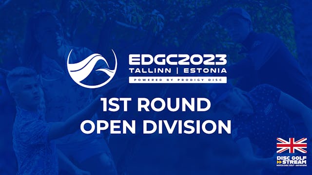 1st Round MPO Back 9 | European Disc Golf Championships 2023