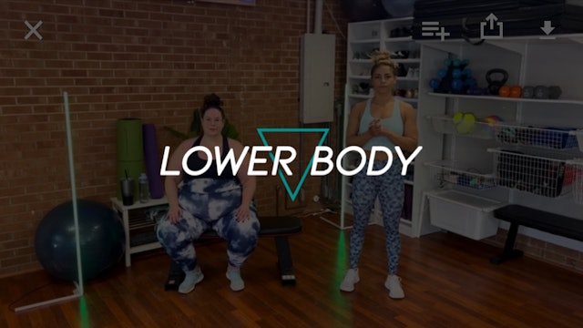 Lower Body Workout: Jan. 30
