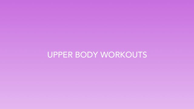 Upper Body Workout 09
