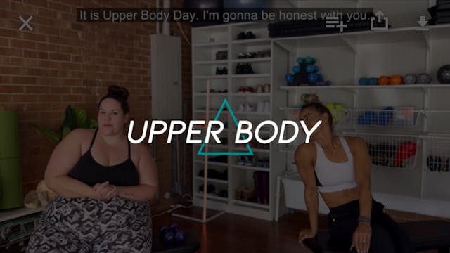 Upper Body Workout: Jan. 24