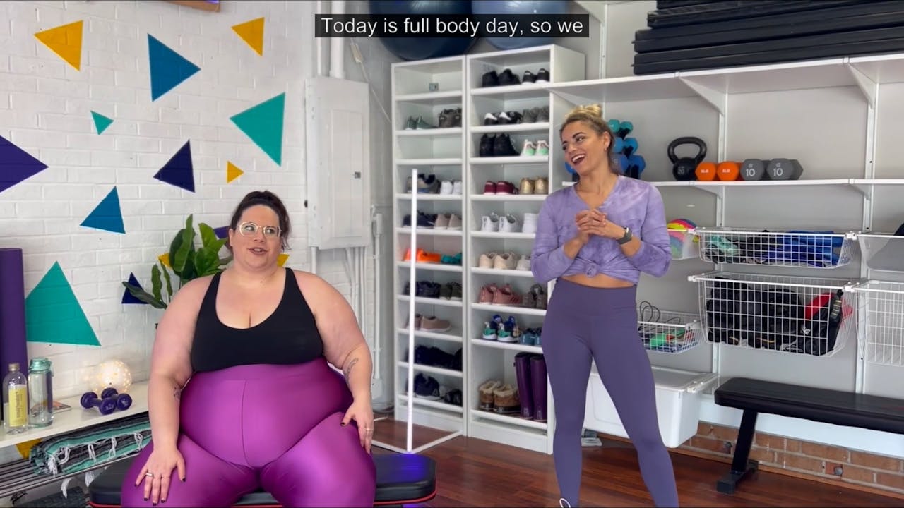 Plus size full online body workout